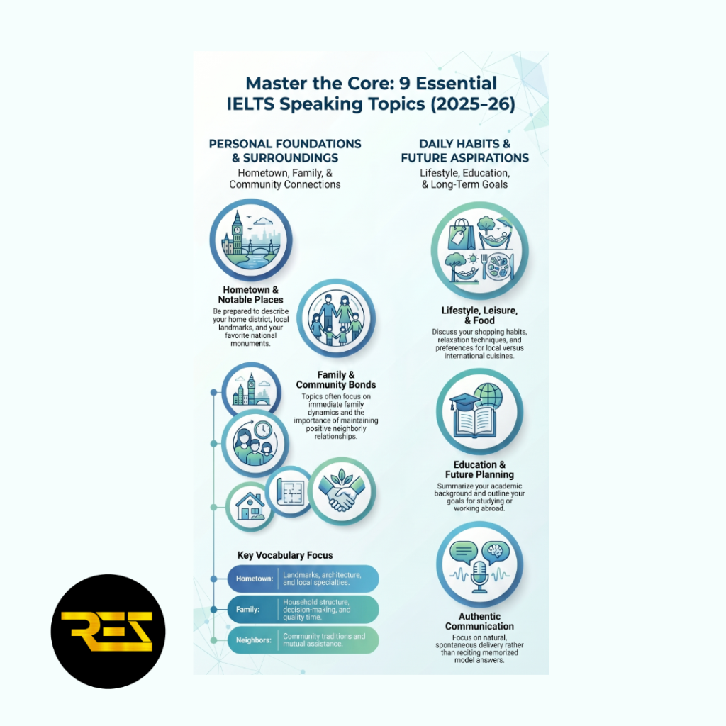 9 Essential IELTS Speaking Topics