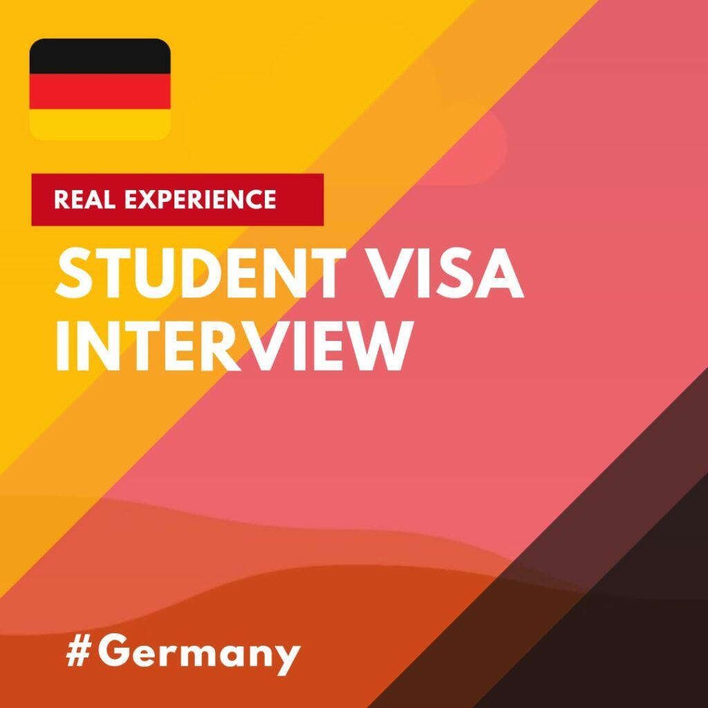 germany visit visa interview questions